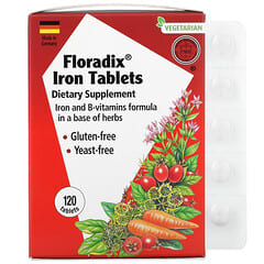 Gaia Herbs, Floradix, Iron Tablets, 120 Tablets