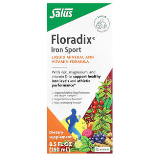 Floradix Iron Sport, Eisen-Sport, 250 ml (8,5 fl. oz.)