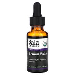 Gaia Herbs, Organic Lemon Balm, Bio-Zitronenmelisse, 30 ml (1 fl. oz.)