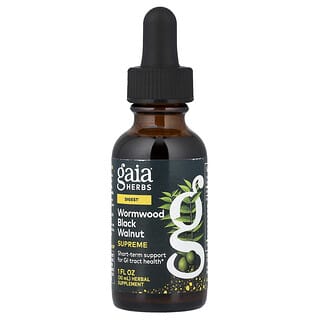 Gaia Herbs, Wormwood Black Walnut Supreme, 1 fl oz (30 ml)