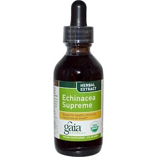 Gaia Herbs, Echinacea Supreme, Organic, 2 fl oz (60 ml)