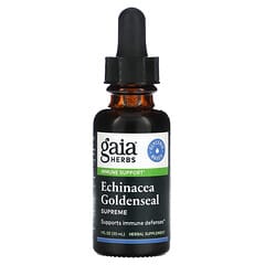 Gaia Herbs, Echinacea Goldenseal Supreme, Echinacea-Gelbwurzel in bester Qualität, 30 ml (1 fl. oz.)