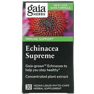Gaia Herbs, Echinacea Supreme, 30 vegane flüssige Phyto-Kapseln
