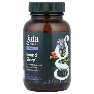 Gaia Herbs, Sound Sleep, 60 Vegan Liquid Phyto-Caps