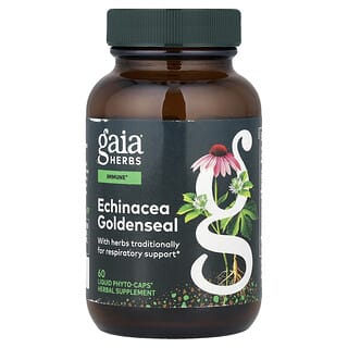 Gaia Herbs, Echinacea Goldenseal, 60 Liquid Phyto-Caps®