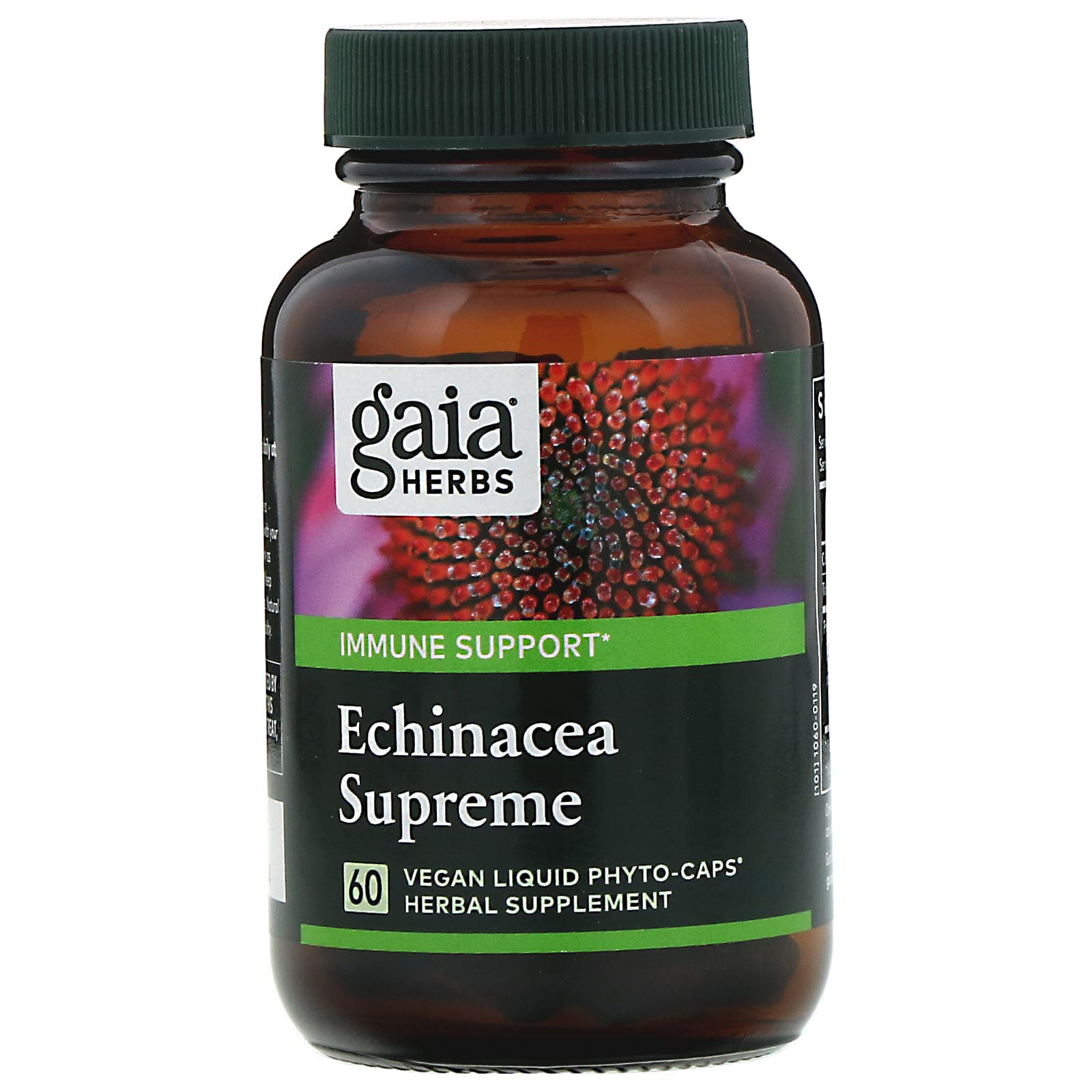 Gaia Herbs, Echinacea Supreme, 60 Vegan Liquid PhytoCaps