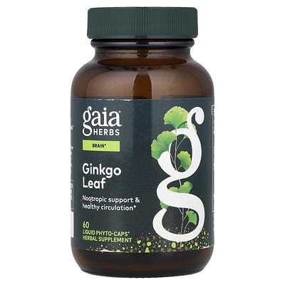 Gaia Herbs, Ginkgo Leaf, 60 Liquid Phyto-Caps®
