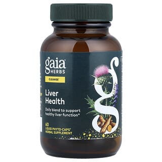 Gaia Herbs, Liver Health, 60 Vegan Liquid Phyto-Caps