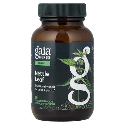 Gaia Herbs, Nettle Leaf, 60 Liquid Phyto-Caps® (225 mg per Cap)
