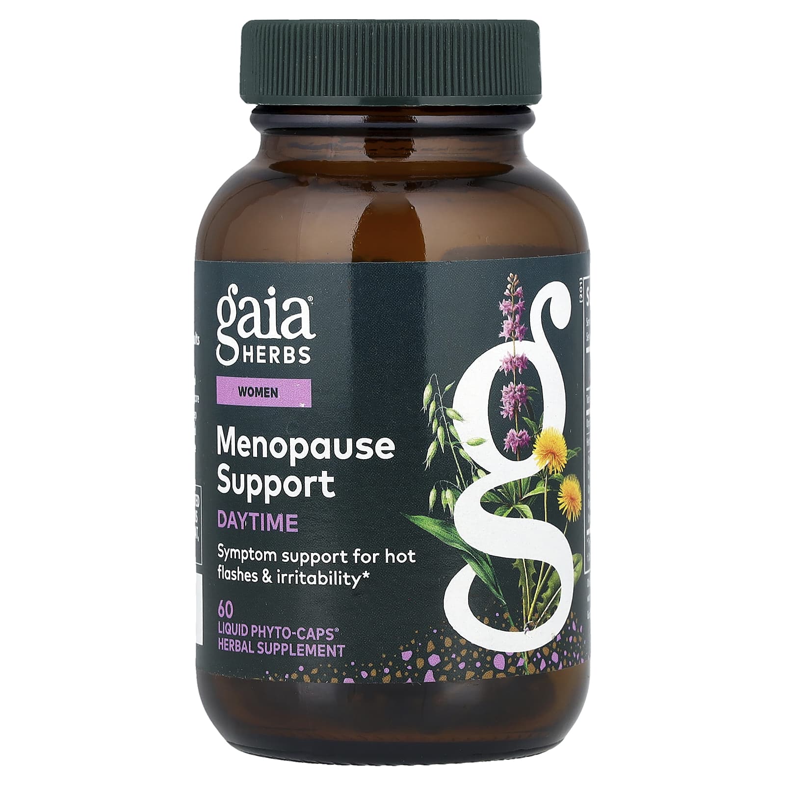 Gaia Herbs Women, Menopause Support, Daytime, 60 Liquid Phyto-Caps de Gaia Herbs