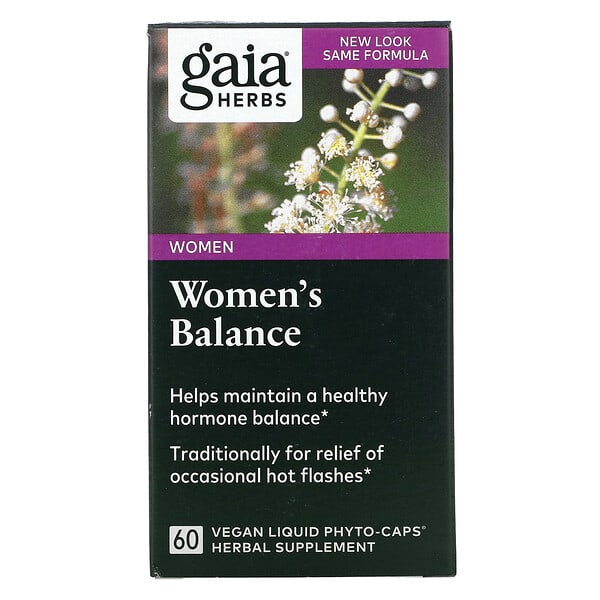Gaia Herbs, Women's Balance, 60 capsules liquides vegan