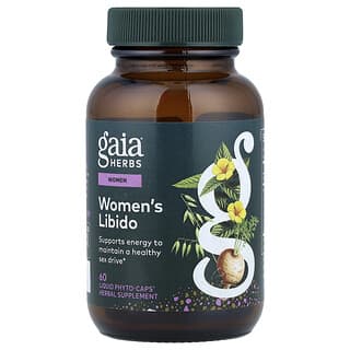 Gaia Herbs, Női libidó, 60 vegán folyékony fitosapka