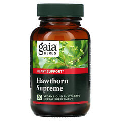 Gaia Herbs, Hawthorn Supremo, 60 Cápsulas Fito Líquidas Vegetarianas