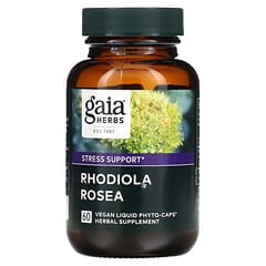 Gaia Herbs, Rhodiola rosea, 60 vegane flüssige Phyto-Kapseln