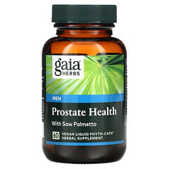 Gaia Herbs, Prostate Health、植物性Liquid Phyto-Caps（液体フィトカプセル）60粒