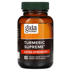 Gaia Herbs, Curcuma suprême, Extrapuissant, 60 capsules liquides vegan