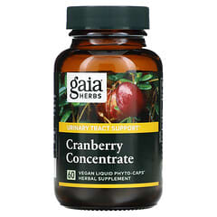 Gaia Herbs, Concentrado de arándano rojo, 60 fitocápsulas líquidas veganas