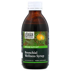 Gaia Herbs, 기관지 웰니스 시럽, 160ml(5.4fl oz)