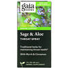 Spray para la garganta, Salvia y aloe, 30 ml (1 oz. líq.)
