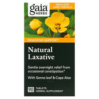Gaia Herbs, натуральний проносний засіб, 90 таблеток
