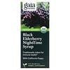 Black Elderberry NightTime Syrup, Schwarzer Holunder, 89 ml (3 fl. oz.)