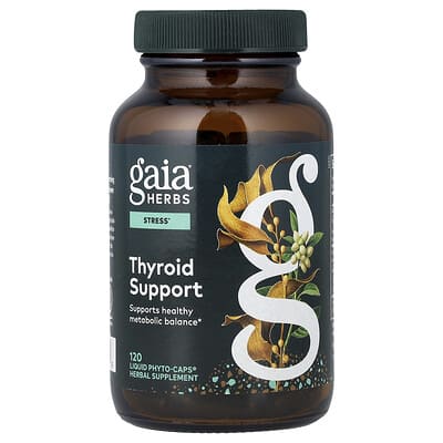 Gaia Herbs, Thyroid Support, 120 Vegan Liquid Phyto-Caps®