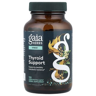 Gaia Herbs, Soutien pour la thyroïde, 120 Liquid Phyto-Caps® vegan