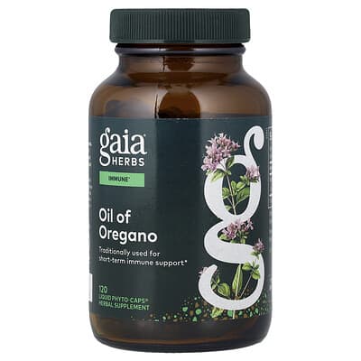 Gaia Herbs, Oil of Oregano, 120 Liquid Phyto-Caps® (230 mg per capsule)