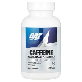 GAT, Sport, Caffeine, Metabolism and Performance, 100 Tablets