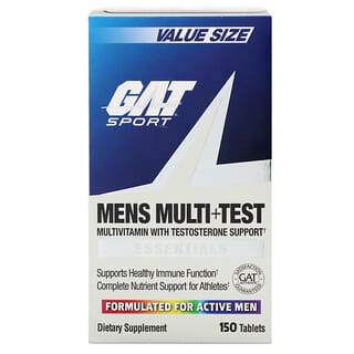 GAT, Multivitamínico Masculino + Testosterona, 150 Comprimidos
