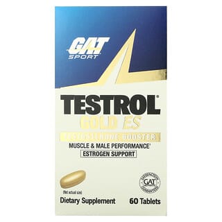 GAT, Testrol Gold ES, Intensificador de Testosterona, 60 Comprimidos
