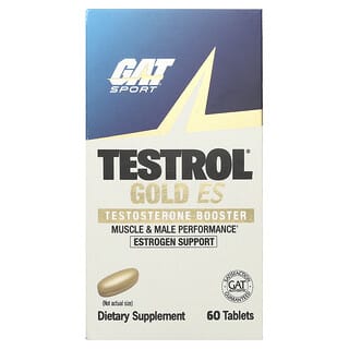 GAT, Testrol 黄金 ES，睾酮促进剂，60 片