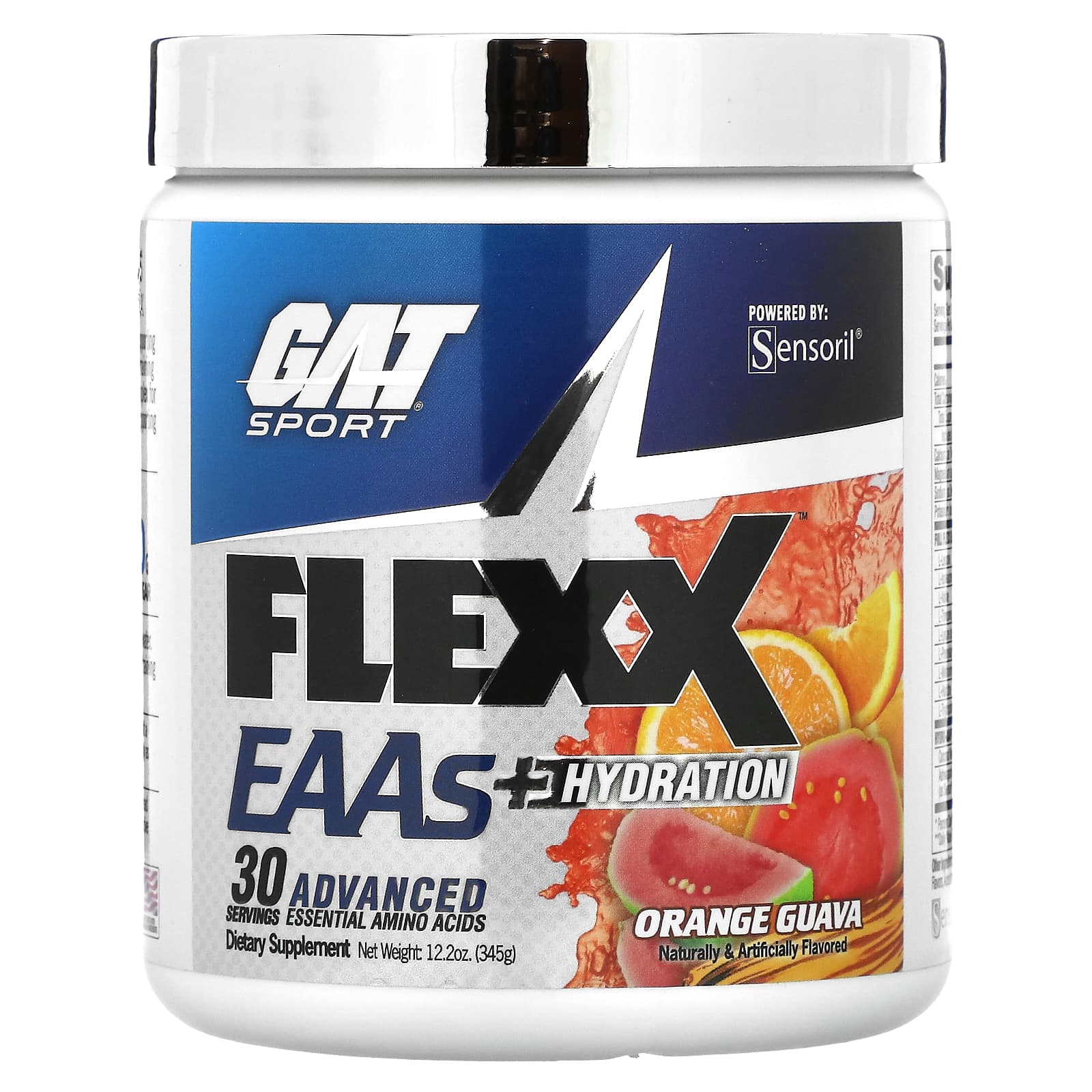 GAT, Flexx EAAs + Hydration, Orange Guava, 12.2 oz (345 g)