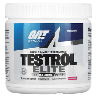 GAT, Testrol Elite، معزز هرمون التستوستيرون، نكهة التوت، 6.1 أونصة (174 جم)