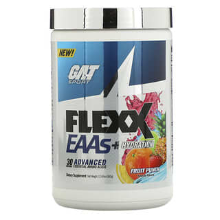 GAT, Flexx EAAs + Hydration, Fruit Punch, 12.69 oz (360 g)
