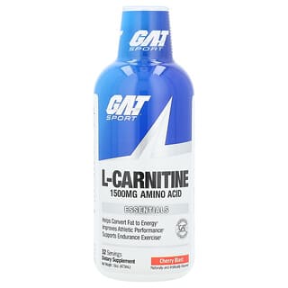 GAT, L-Carnitine, Amino Acid, Cherry Blast, 1,500 mg, 16 oz (473 ml)  