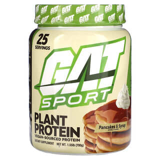 GAT, Proteína vegetal, Panqueques y jarabe`` 700 g (1,55 lb)