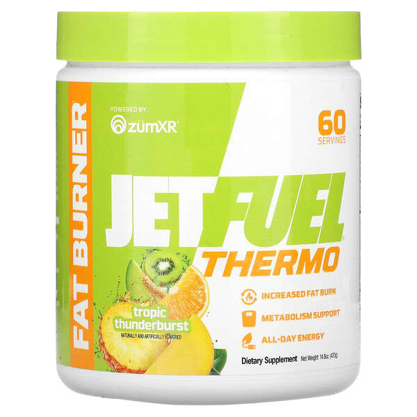 GAT JetFuel®, Thermo, Fat Burner, Tropic Thunderburst, 14.8 oz (420 g)