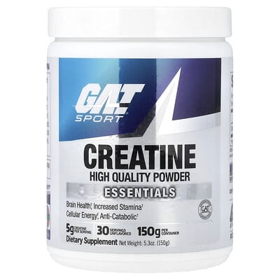 GAT, Sports, Essentials, Creatine Powder, Original, 5.3 oz (150 g)