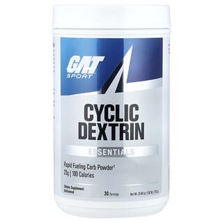 GAT, Essentials, Dextrina cíclica, Sin sabor, 750 g (1,65 lb)