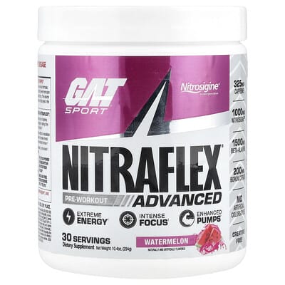 GAT, Sports Series, NITRAFLEX® Advanced, Watermelon, 10.4 oz (294 g)