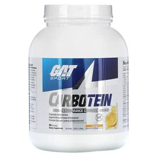 GAT, Carbotein 高性能糖原補充劑，柑橘味，3.97 磅（1.8 千克）