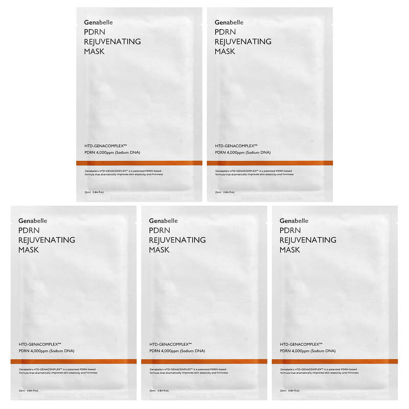 PDRN Rejuvenating Beauty Mask、5枚、各25ml（0.84液量オンス）
