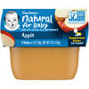 Natural for Baby, 1st Foods, Apple, 2 Pack, 2 oz (56 g) Each