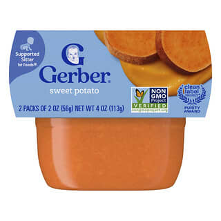 Gerber, 1st Foods®, Supported Sitter, Sweet Potato, 2 Pack, 2 oz (56 g) Each