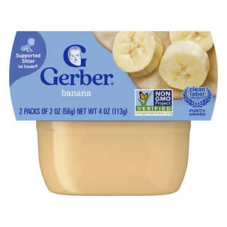 Gerber, 1st Foods®, Supported Sitter, Banana, 2 Pack, 2 oz (56 g) Each