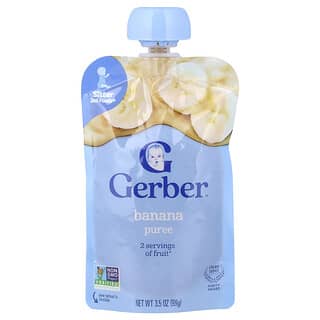 Gerber, Puré de frutas, 2nd Foods®, Plátano, 99 g (3,5 oz)