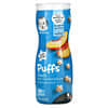 Puffs, Puffed Grain Snack, 8+ Months, Peach, 1.48 oz (42 g)