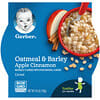 Oatmeal & Barley Cereal, 12+ Months, Apple Cinnamon, 4.5 oz (128 g)