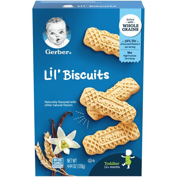 Gerber, Lil' Biscuits, 12+ mois, 126 g